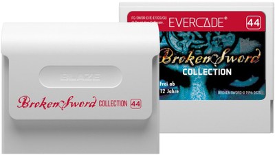 Loja Evercade Broken Sword Collection, 2 lojëra, me manual me ngjyra