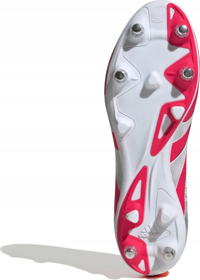 Këpucë futbolli Adidas Predator League SG M ID3762, për bar të butë, me vida metalike, të kuqe