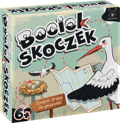 Lojë tavoline Kangur Bociek Skoczek, për fëmijë 6+, 1-2 lojtarë, shumëngjyrëshe