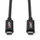 Kabllo LINDY USB 3.2 Gen 2, USB-C në USB-C, 5m, e zezë