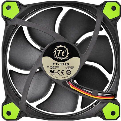 Ftohës Thermaltake Riing LED, 120 mm, i gjelbër