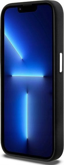 Mbështjellës telefoni DKNY Liquid Silicone Small Metal Logo MagSafe për iPhone 14 Pro, silikon, i zi