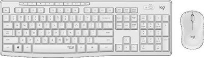 Set tastierë dhe maus Logitech MK295 Silent Wireless, i bardhë