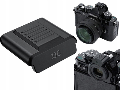 Kapak JJC HC NKZ për hot shoe Nikon, pjesë për blic, i zi