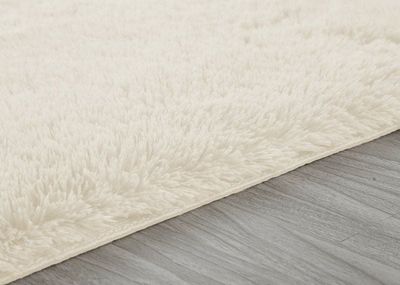 Tapet Strado Shaggy për dhomë ndenjie, 200x250 cm, Cream Beige, bezhë