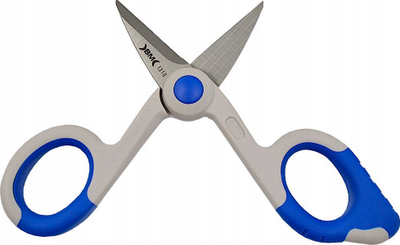 Gërshërë elektrikisti BM 1310, 160mm, dorezë Maxi Grip, gri-blu