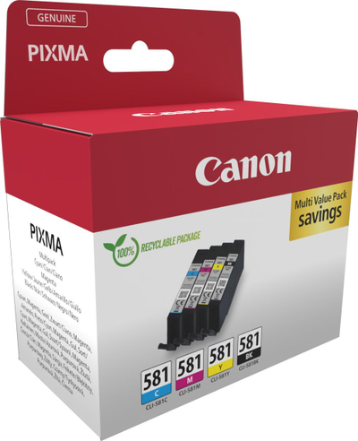Set bojëra Canon CLI-581, multipack C M Y BK, origjinale