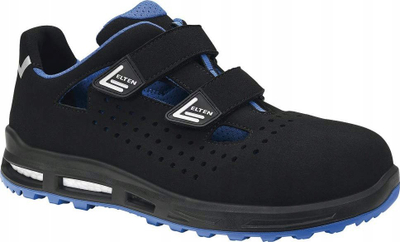 Sandale sigurie ELTEN WELLMAXX TRAINERS, S1 SRC, ESD, blu e zezë