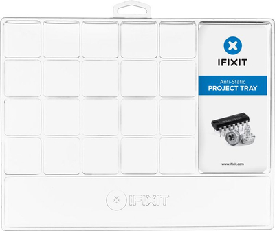 Tabaka antistatike iFixit Antistatic Tray, 20 ndarje, plastike, gri