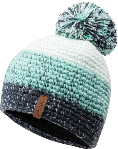 Kapelë dimri për goca Elbrus Elin Wo's, akrilik, me microfleece, opal midnight navy