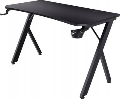 Tavolinë gaming Trust GXT 700 Omnius, 150kg, menaxhim kabllosh, e zezë