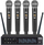 Set mikrofonash DNA QMIC4, UHF, i zi