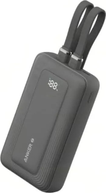Karikues portativ Anker A1680G11, 10000mAh, USB C 30W Lightning 27W, i zi