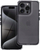 Kapak telefoni Matrix Clear Case për iPhone 15, TPU, transparent, i zi