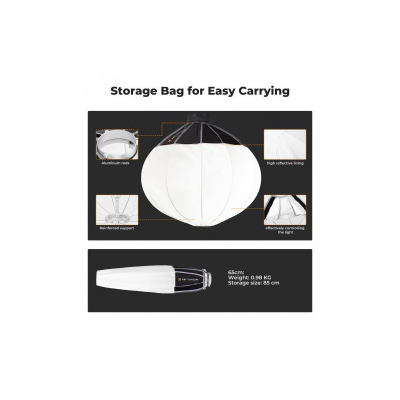 K&F Concept Softbox Lantern për Bowens 65cm