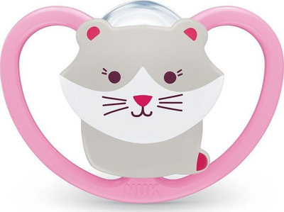 Memë qetësuese NUK Space Kitten, 18-36 m, rozë