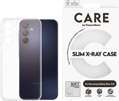 Maskë telefoni PanzerGlass CARE by Fashionable Case Samsung Galaxy A16 4G A16 5G, transparente, soft