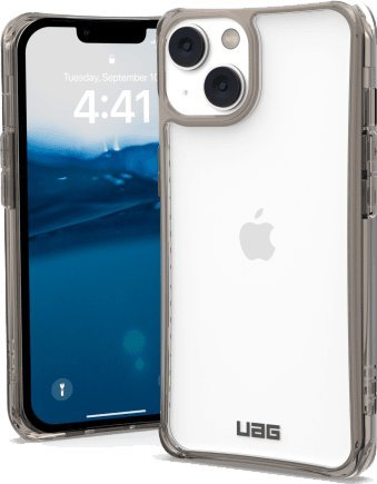 Kapak mbrojtës UAG Plyo për iPhone 14 Plus, i fortë ndaj goditjeve, transparent, ngjyrë hiri