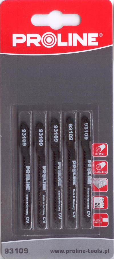 Tehe sharrë pendul Pro-Line 93109, 75mm, set 5 copë, për dru dhe plastikë