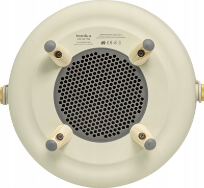 Lampë tavoline Kooduu Koody Lite-up Play 2.0, LED portative, altoparlant Bluetooth JBL, ngjyrë rërë