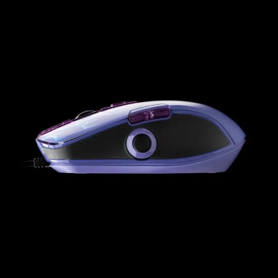 Geјминг глушец Lexip x Tsume Naruto Shippuden Sasuke Revenge, страничен џојстик, керамичка површина, црн
