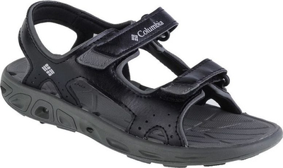 Sandale për kalamaj Columbia Youth Techsun Vent Jr, me shirit Velcro, taban gome, të zeza