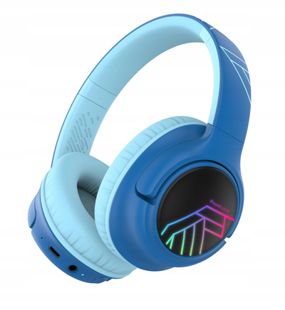 Kufje pa tela PowerLocus Bobo, për kalamaj, Bluetooth, zi kaltër