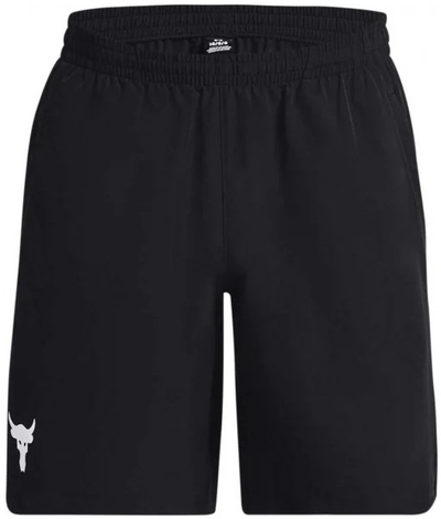Pantallona të shkurtra sportive Under Armour Rock Woven, meshkuj, të zeza