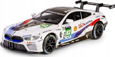 Maket veture Daff RMZ Hobby BMW M8 GTE 2018, shkalla 1:32, shumëngjyrësh