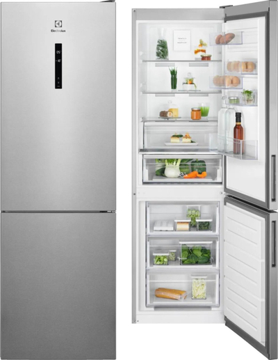 Frigorifer me ngrirës Electrolux 600 TwinTech No Frost LNC7ME32X3, CustomFlex, inox