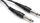 Kabllo audio Hosa CPP 105, mono Jack 6.3mm në mono Jack 6.3mm, 1.5m, e zezë
