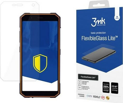 Xham mbrojtës 3MK FlexibleGlass Lite për MyPhone Hammer Energy, 0.16mm, i tejdukshëm