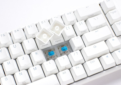 Tastierë mekanike Ducky One 3 Classic Pure White SF, RGB, USB, layout gjerman, e bardhë