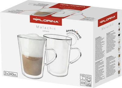Set gota 2 pjesësh Botti, 2 copë, 340 ml, transparente