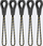 Set lidhës veglash Petzl Toolink Medium S050BA00, 5 copë, TPU poliester