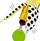 Lodër plushi Tomy Lamaze Banana Benek, me kafshues, shumëngjyrëshe
