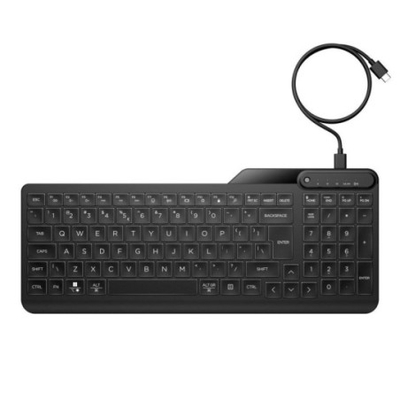 Tastiera HP 400, me kabllo USB, e zezë
