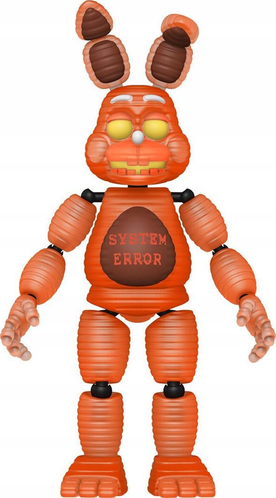 Figurë aksion Funko Five Nights at Freddy’s System Error Bonnie, 14 cm, shkëlqen në errësirë, portokalli
