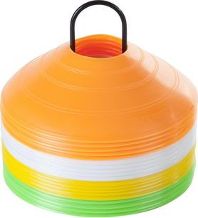 Kupa trajnimi Pure2Improve Team Cones Neon, set me 20 copë, shumëngjyrëshe