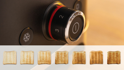 Toaster Bosch TAT4M223 MyMoment, 2 feta, 950W, argjent