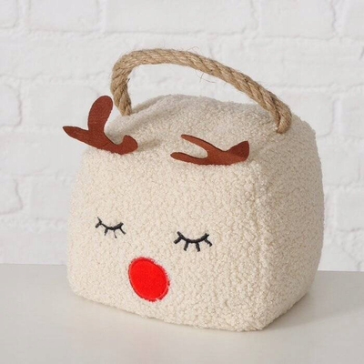 Ndalus dere Boltze Home Eleah, 17 x 17 x 17 cm, poliester, bezhë