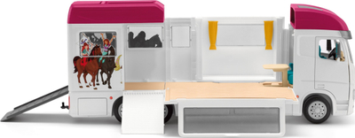 Set lodrash Schleich Horse Club Lisa Transporter 4261, 227 copë, me kuaj dhe gjëra shtesë, shumëngjyrësh