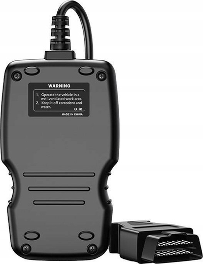 Skaner diagnostikues OBD2 Ancel AD310 AC103, ekran LCD, dizajn kompakt, portokalli