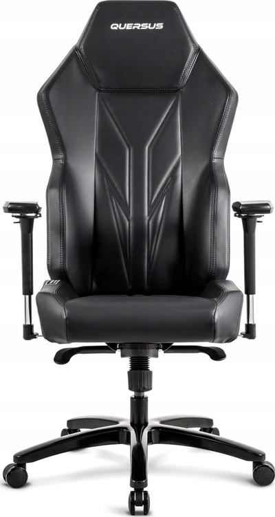 Karrige lojrash QUERSUS VAOS.2.3, ergonomike, me mbështetje për mesit, e zezë