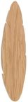 Applikë muri TK Lighting Hoja 4678, 2xG9, dru natyral