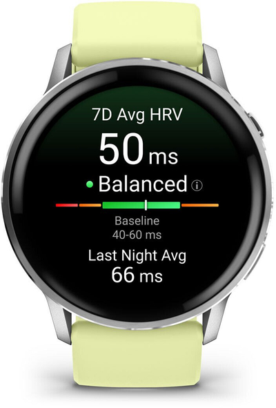 Паметен часовник Garmin Venu 4, GPS, батерија до 12 дена, сребрен