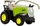 Lodër makinë korrëse LEAN Toys Farm 960, plastikë, për kalamaj 3+, jeshile