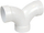 Aksesor për tubthithëse Santech Aero T90 PF219, degëzim 90°, për tub 50 mm, i bardhë