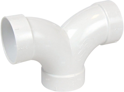 Aksesor për tubthithëse Santech Aero T90 PF219, degëzim 90°, për tub 50 mm, i bardhë