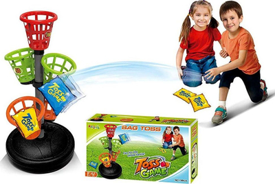 Loja me hedhje qese Jokomisiada Toss Game, plastik, shporta shumëngjyrëshe